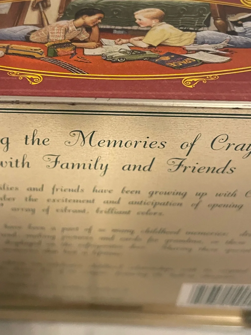 Vintage 1994 Crayola Collectible Tin – “Childhood Memories That Last a Lifetime”